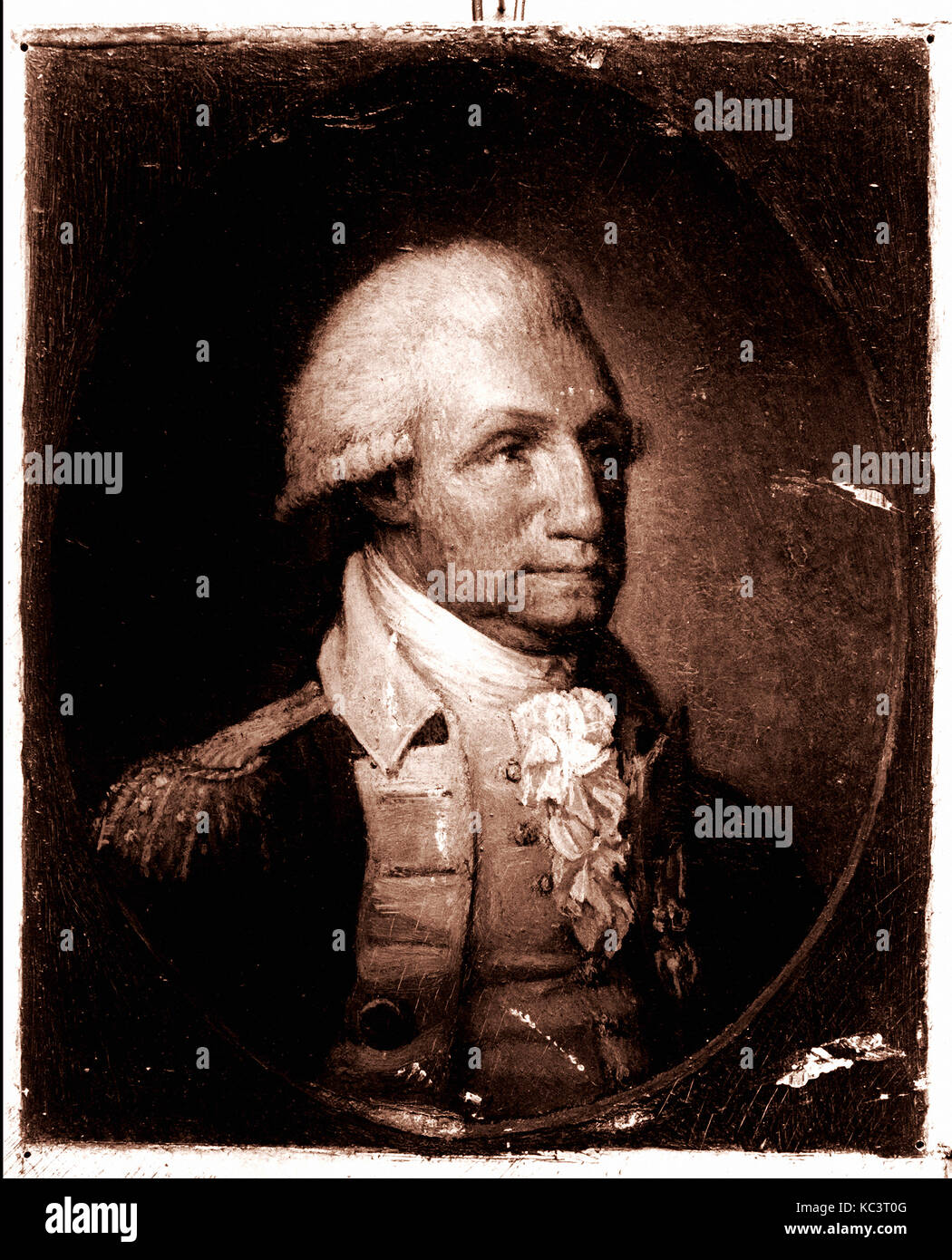 Panel of George Washington, William P. Babcock, 1846–83 Stock Photo