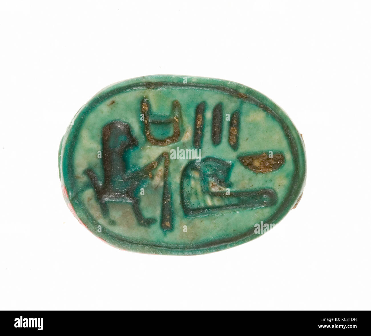 Scarab Inscribed for the God's Wife Hatshepsut, ca. 1479–1458 B.C Stock Photo