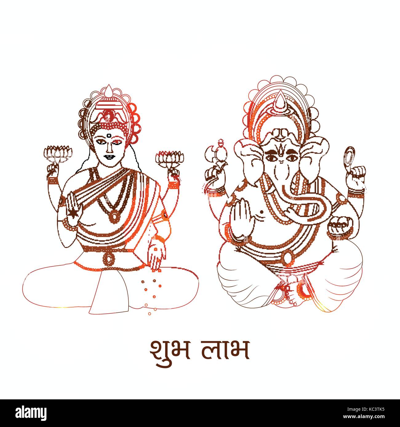 lakshmi cut out stock images pictures alamy https www alamy com stock image illustration of hindu festival diwali background 162354393 html