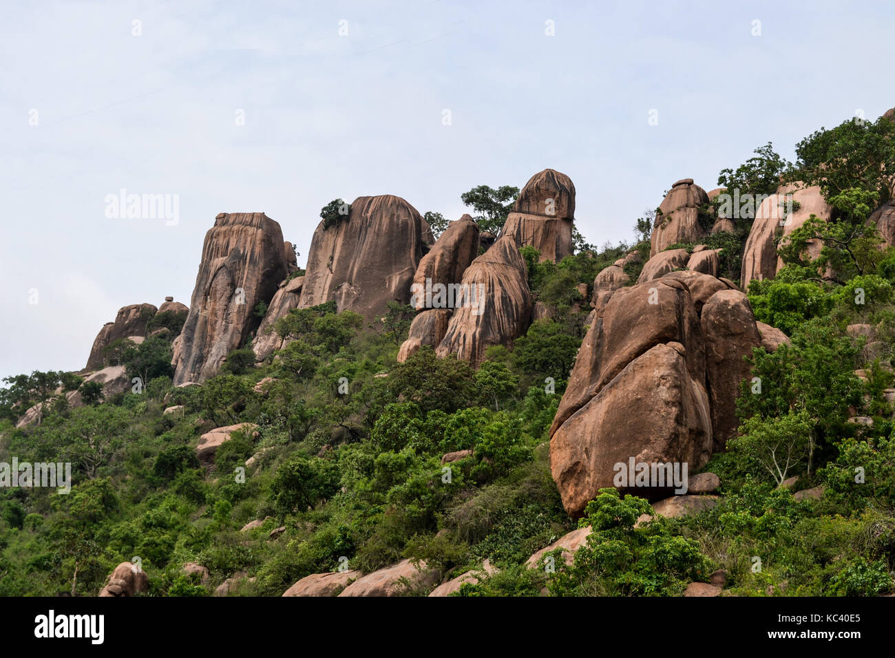 Harar Rocks Dakata Rock Hanging By An Inch: Harar, Ethiopia Stock Photo - Alamy