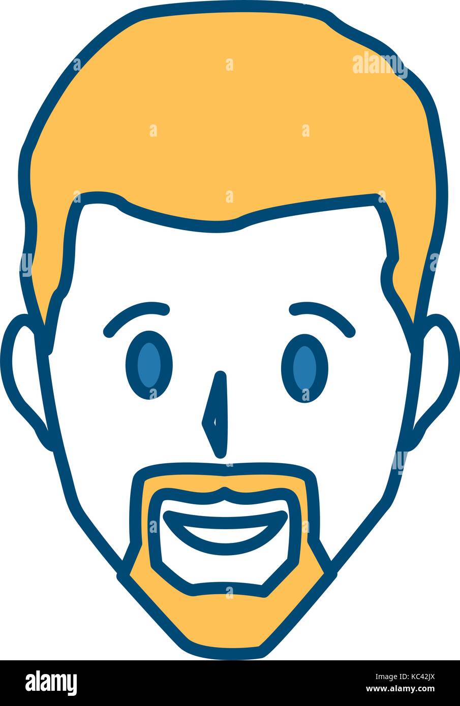 Adult man smiling Stock Vector Image & Art - Alamy