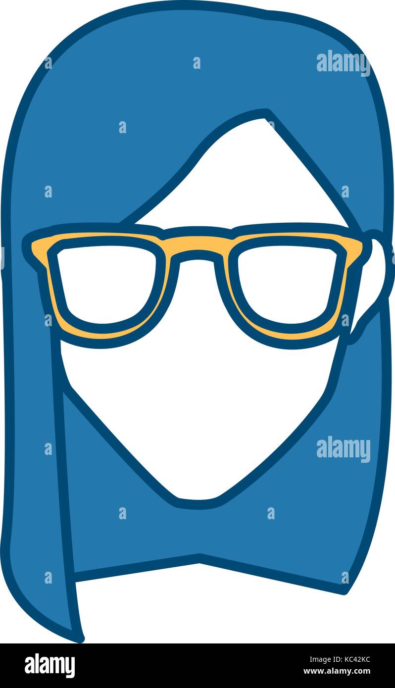 Woman with glasses Stock Vector Image & Art - Alamy