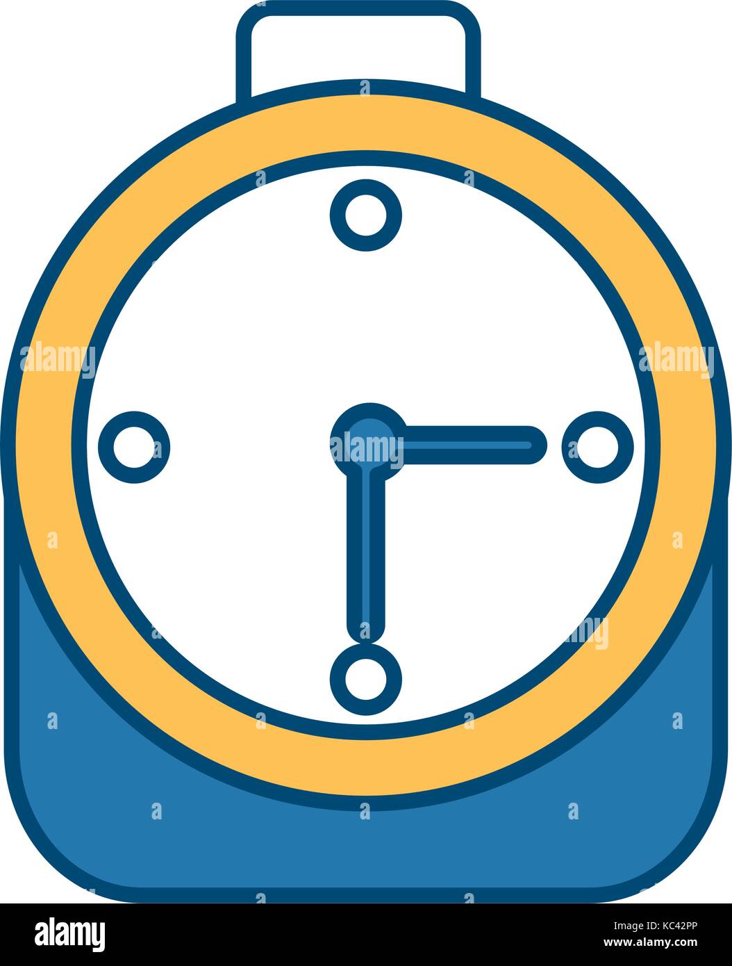 Alarm time clock Stock Vector Image & Art - Alamy