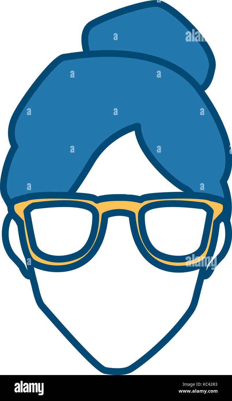 Woman with glasses Stock Vector Image & Art - Alamy
