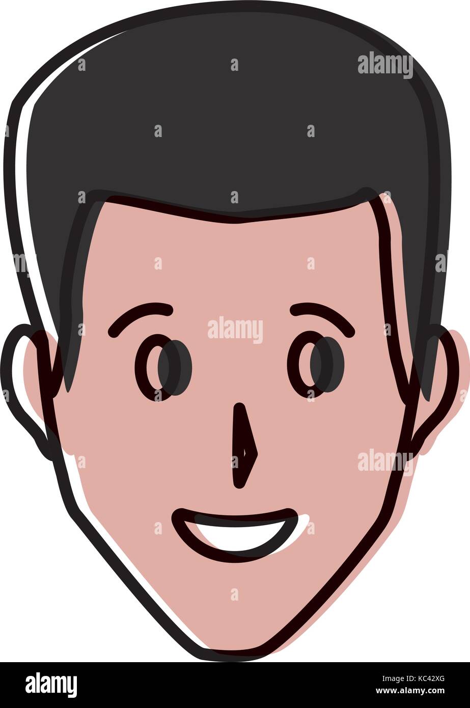 Adult man smiling Stock Vector Image & Art - Alamy