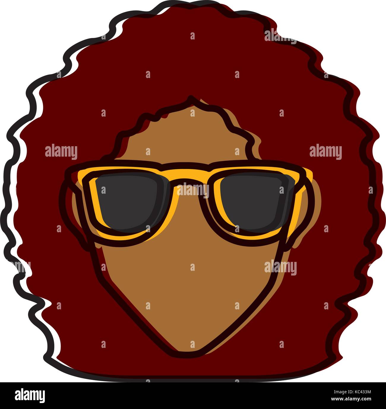 Woman with glasses Stock Vector Image & Art - Alamy