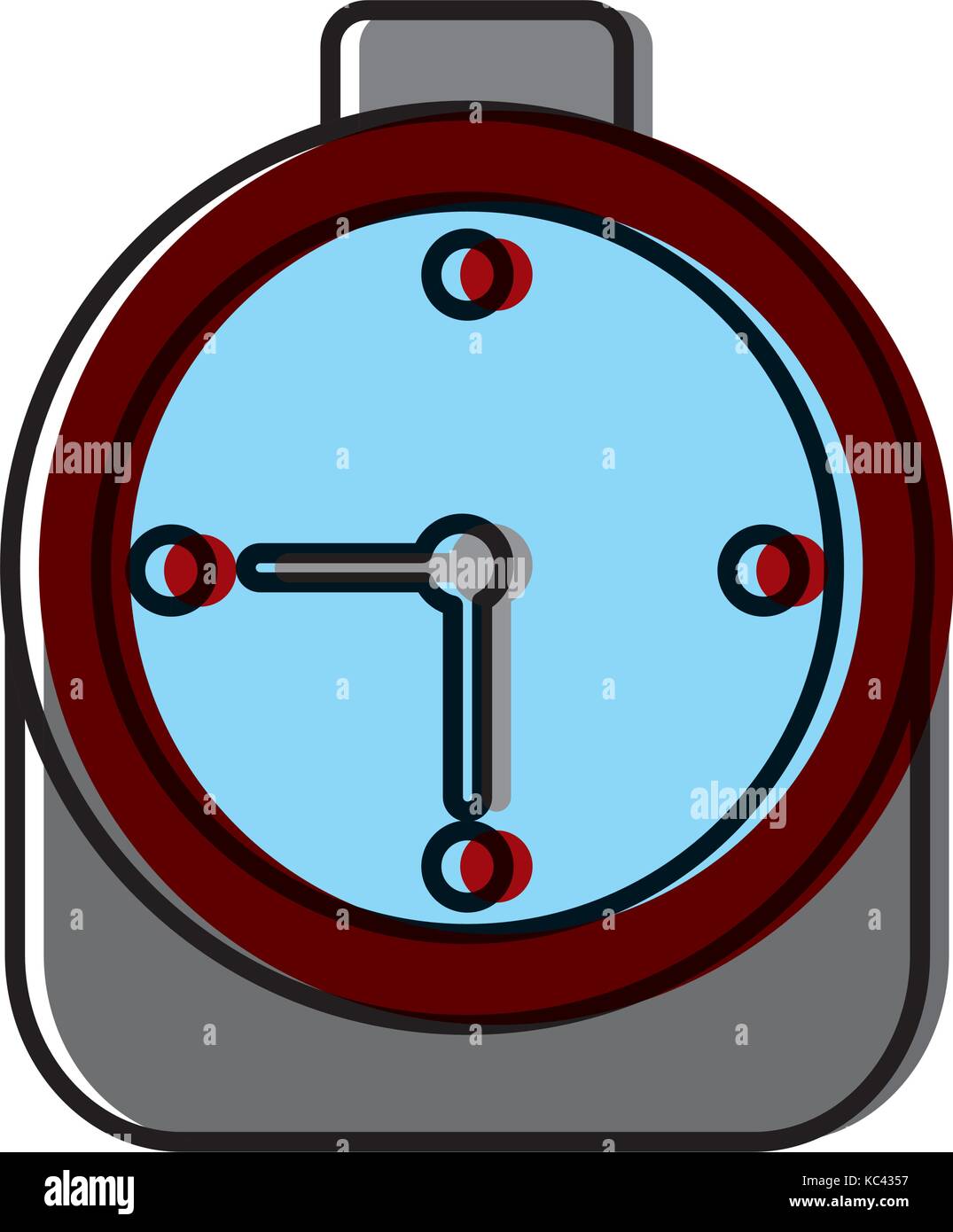 Alarm time clock Stock Vector Image & Art - Alamy