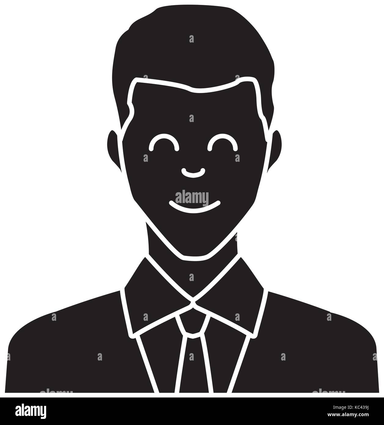 Adult man smiling Stock Vector Image & Art - Alamy