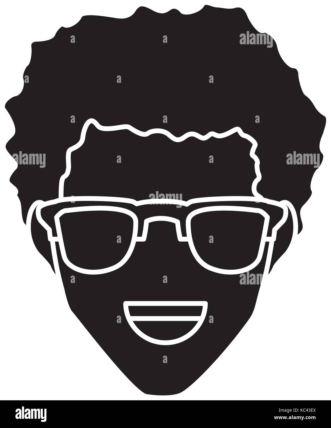 Man with glasses Stock Vector Image & Art - Alamy