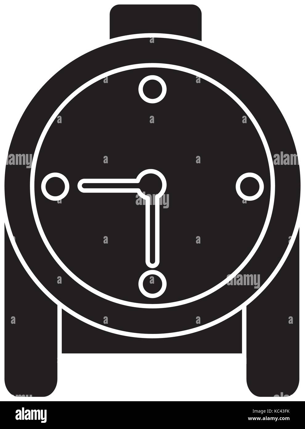 Alarm time clock Stock Vector Image & Art - Alamy