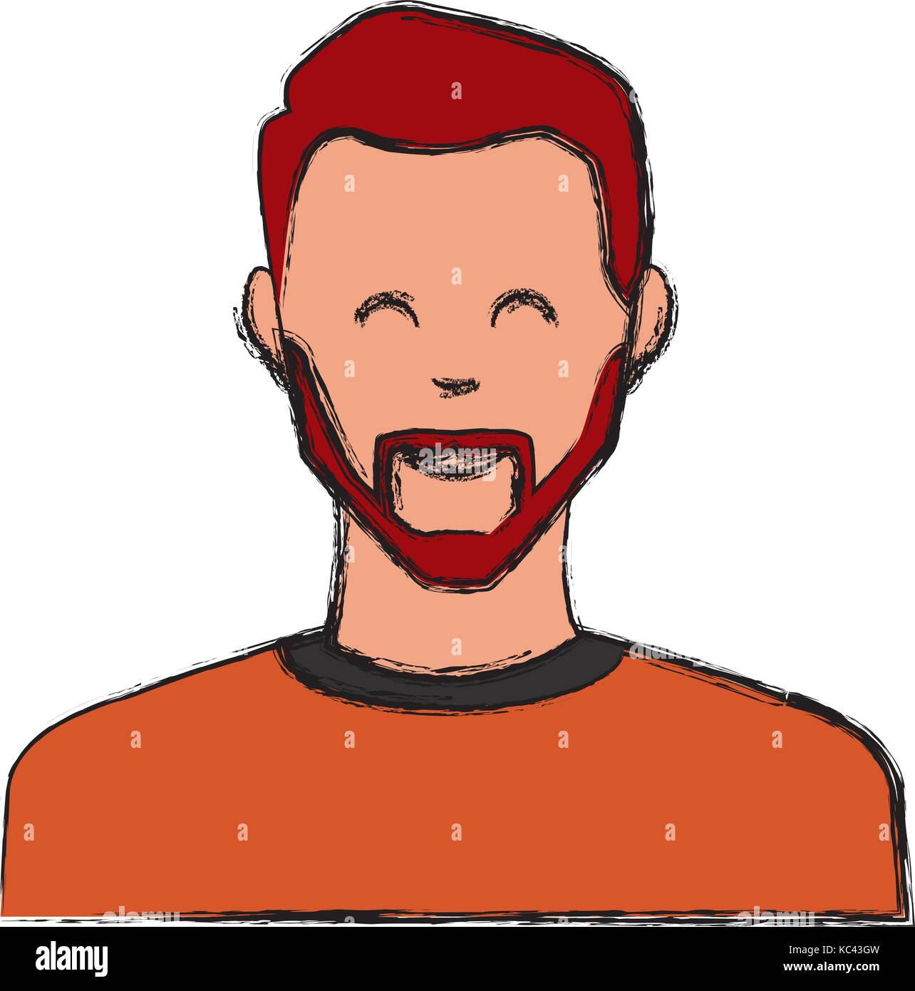 Adult man smiling icon Stock Vector Image & Art - Alamy
