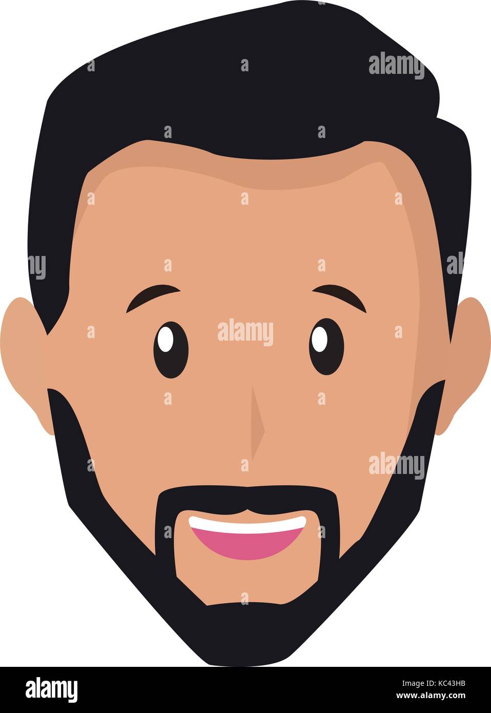 Adult man smiling Stock Vector Image & Art - Alamy