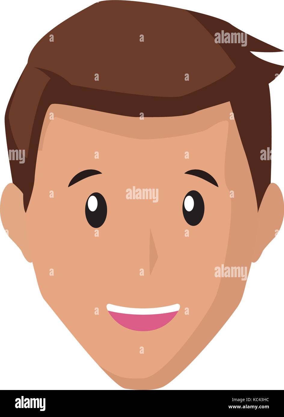 Adult man smiling Stock Vector Image & Art - Alamy