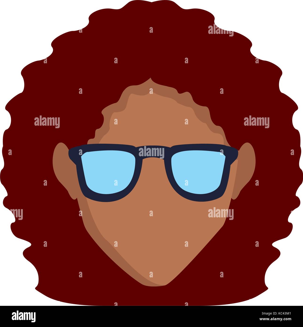 Woman with glasses Stock Vector Image & Art - Alamy