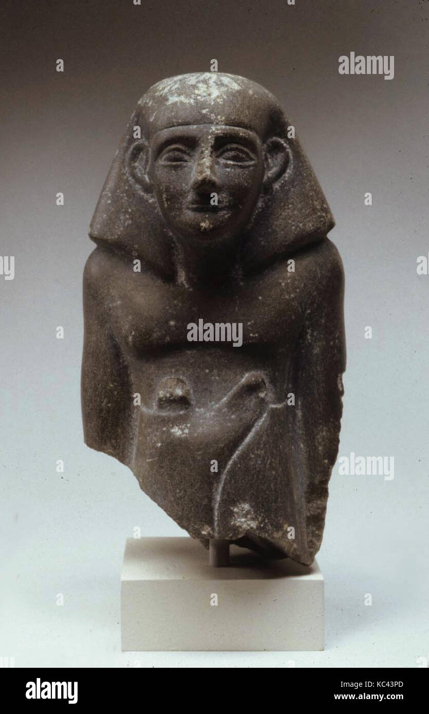 Statuette of Senbi in long kilt, ca. 1802–1640 B.C Stock Photo