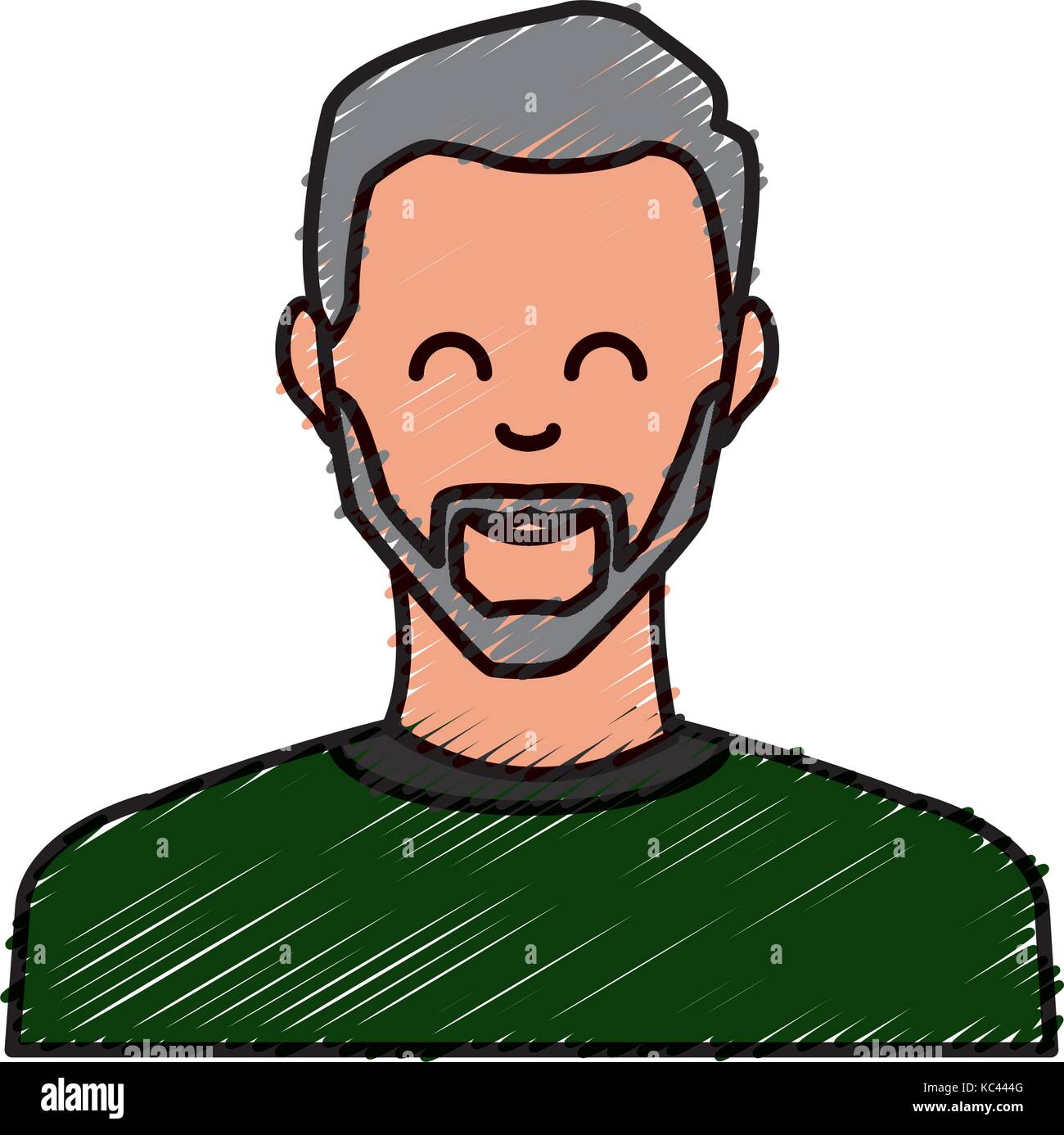 Adult man smiling Stock Vector Image & Art - Alamy