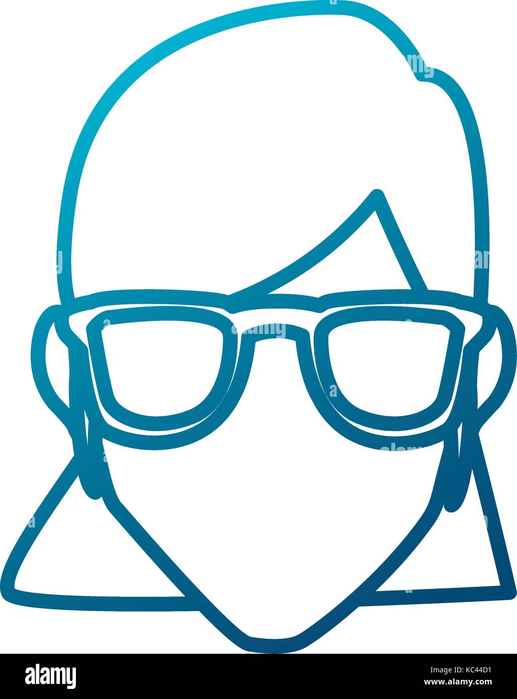 Woman with glasses Stock Vector Image & Art - Alamy