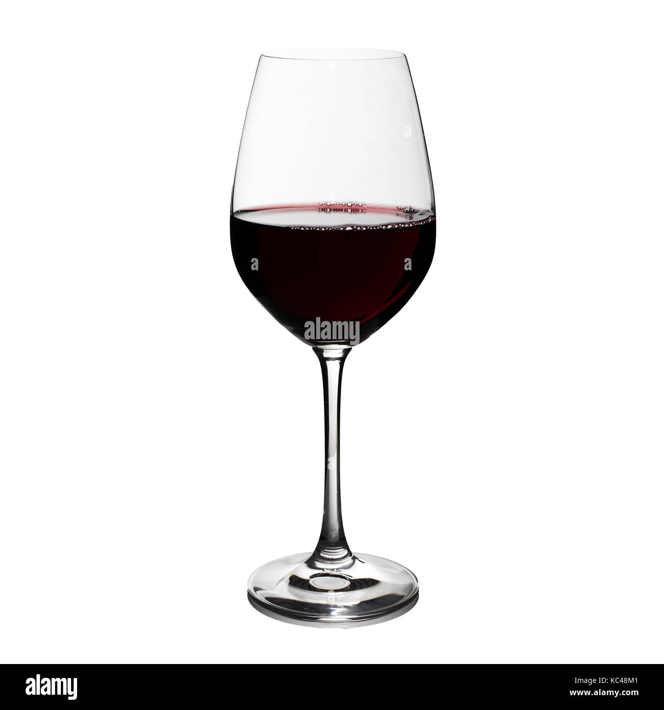 Red wine glass isolated Stock Photo Alamy