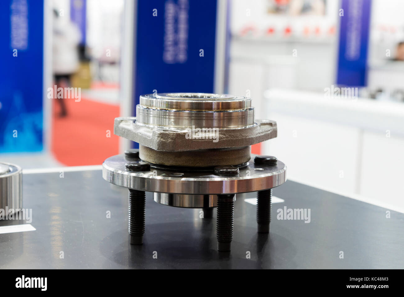 Car wheel hub bearing , automotive part Stock Photo Alamy