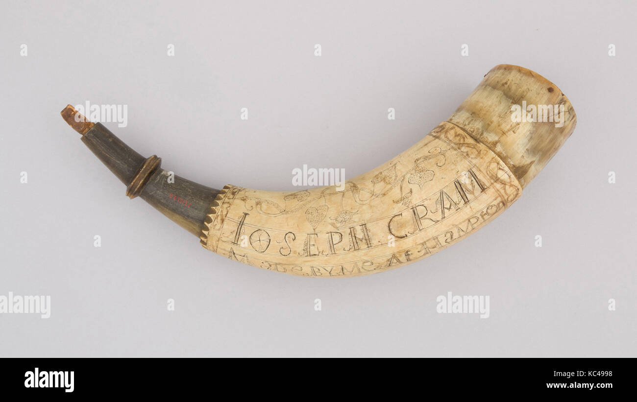 Civil War: Powder horn from the Civil War - Sullivan County