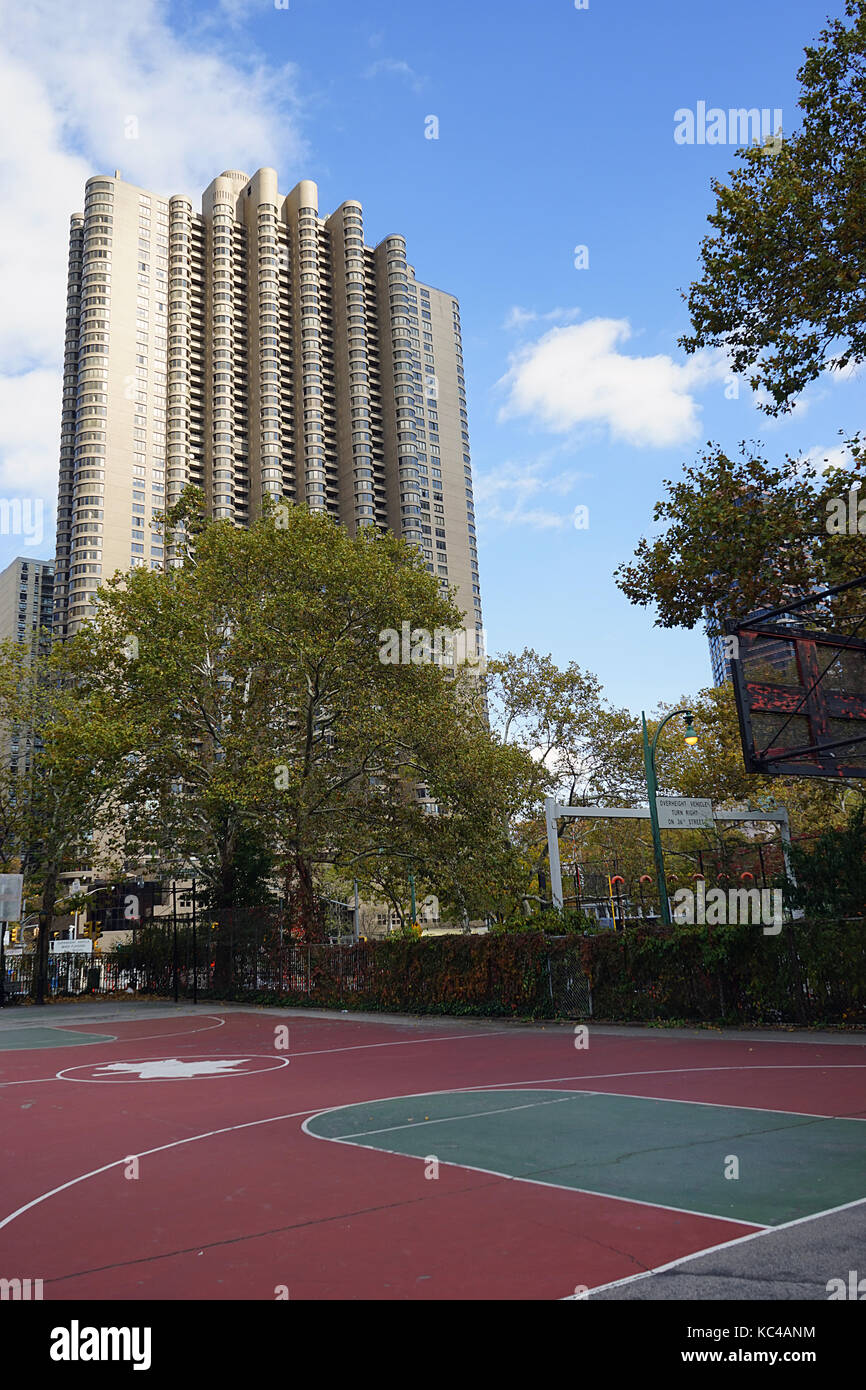 New York City Harlem Basketball Court USA Stock Photo Alamy