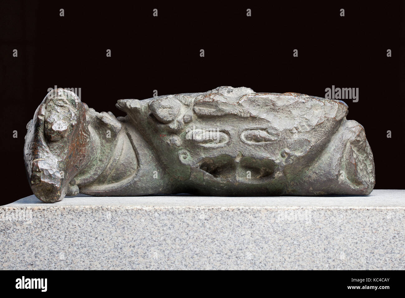 Crab from 'Cleopatra's Needle', Roman Period, 13 B.C., From Egypt, Alexandria Region, Alexandria, Bronze, H. 37 × w. 64.5 × d. 5 Stock Photo