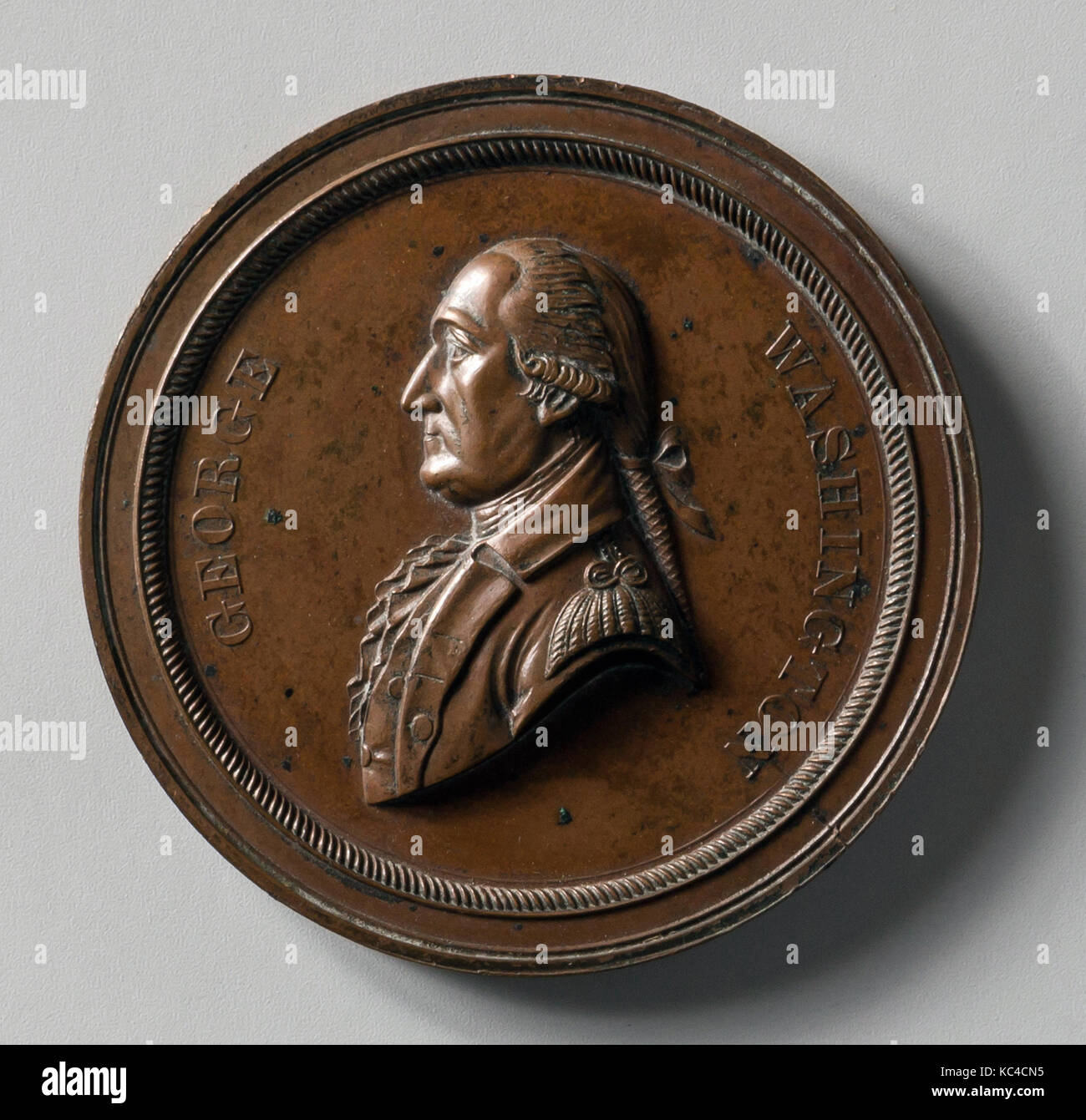 Medal, 1870–1900, Bronze, Diam. 2 5/16 in. (5.9 cm), Metal, John A. Bolen (1826–1906 Stock Photo