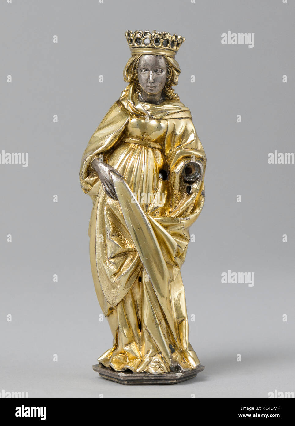 Standing Female Saint, Hans von Reutlingen, ca. 1510 Stock Photo