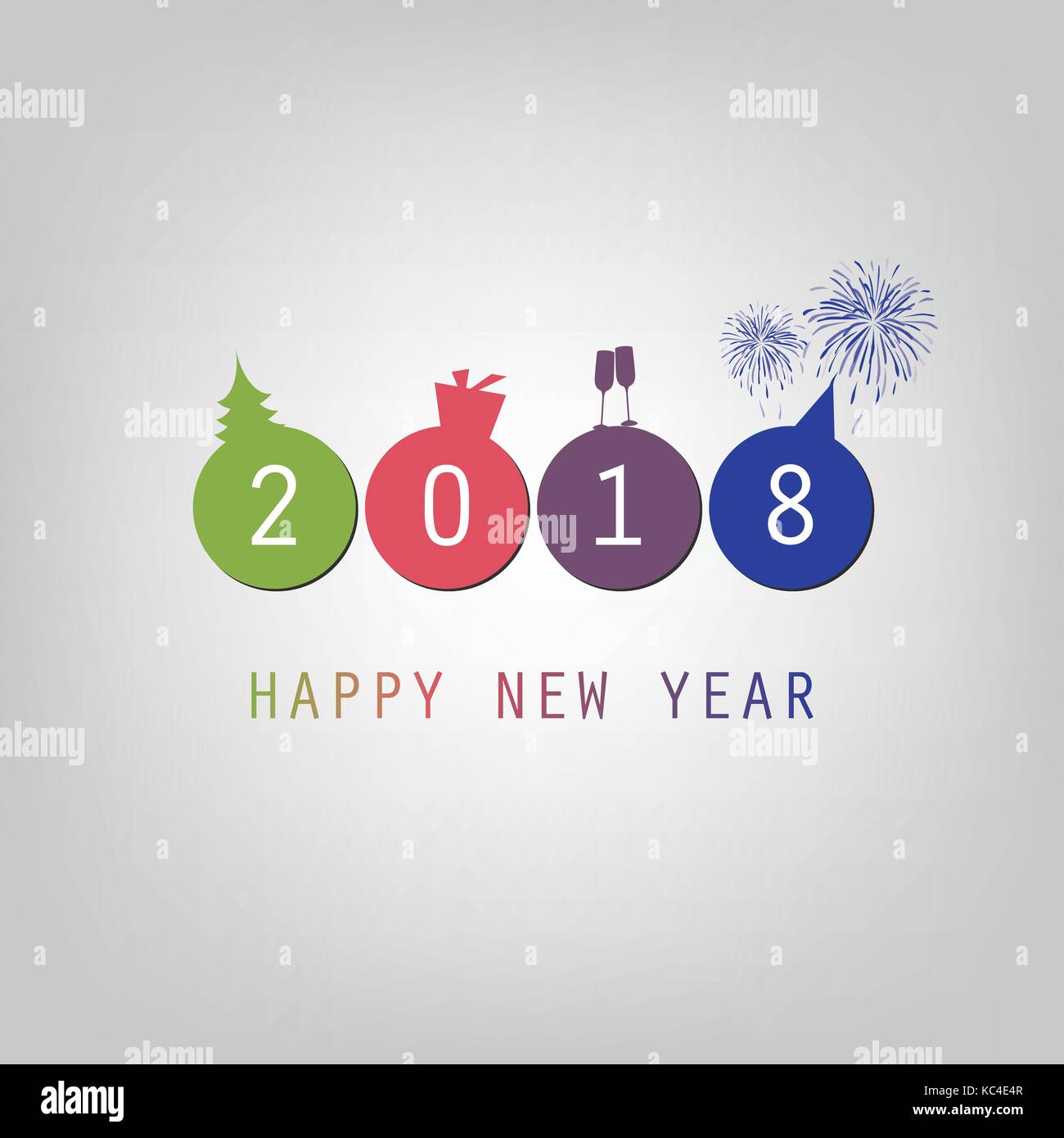 Best Wishes Modern Simple Minimal Happy New Year Card Or Cover Stock Vector Image Art Alamy