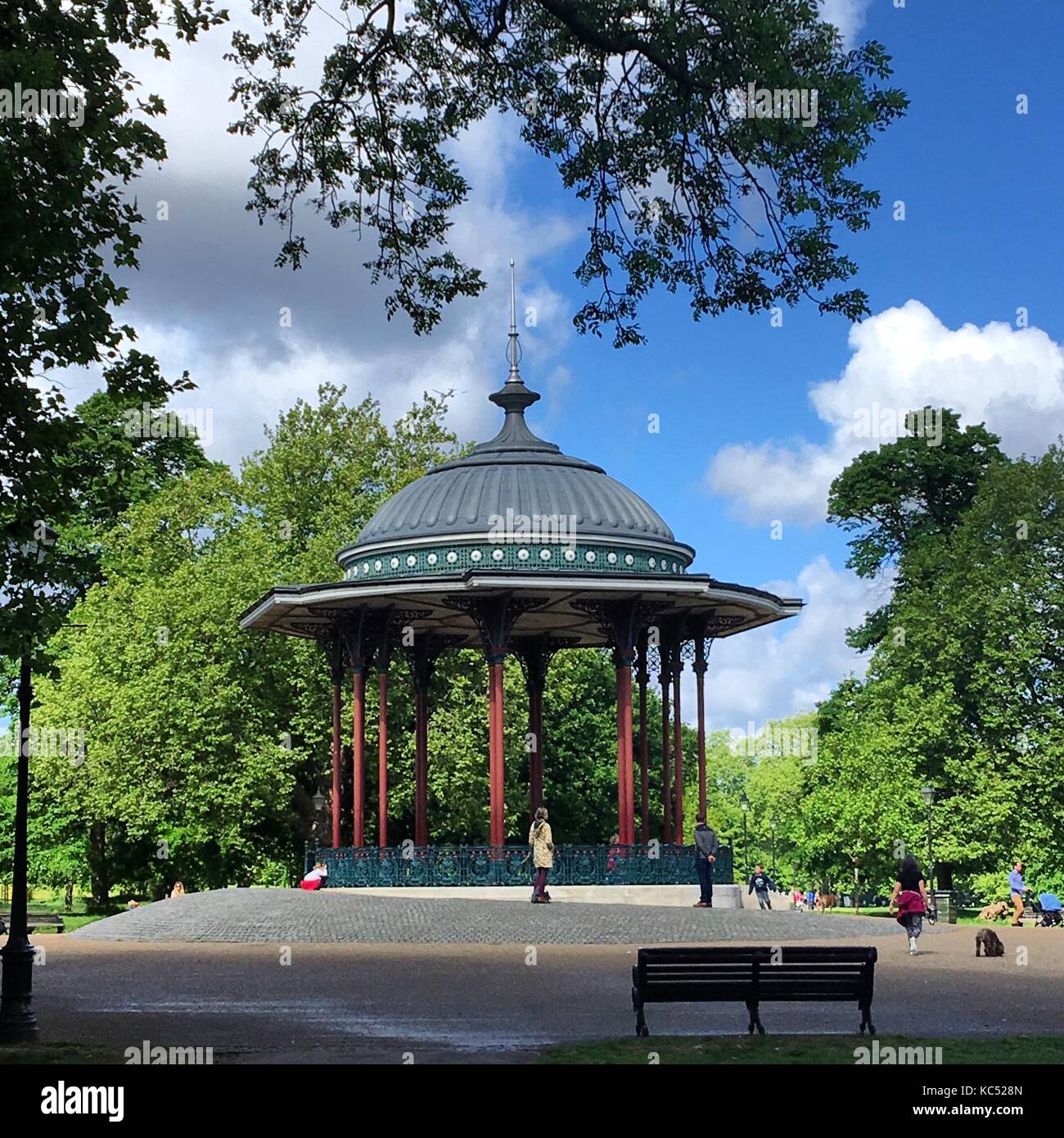 The Bandstand at Clapham Common Stock Photo - Alamy