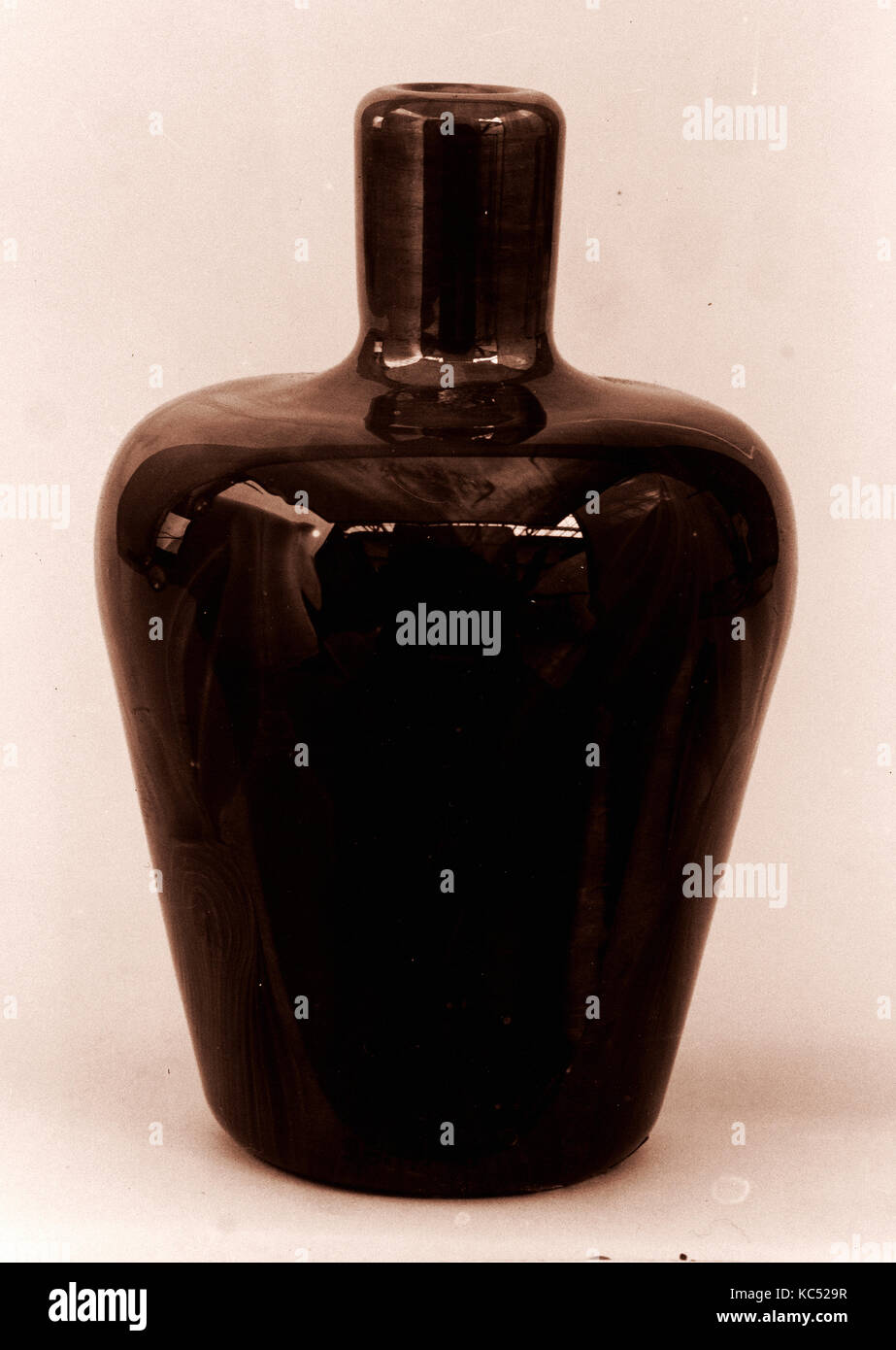 Vase, 1893, Made in New York, United States, American, Favrile glass, H. 4 in. (10.2 cm), Glass