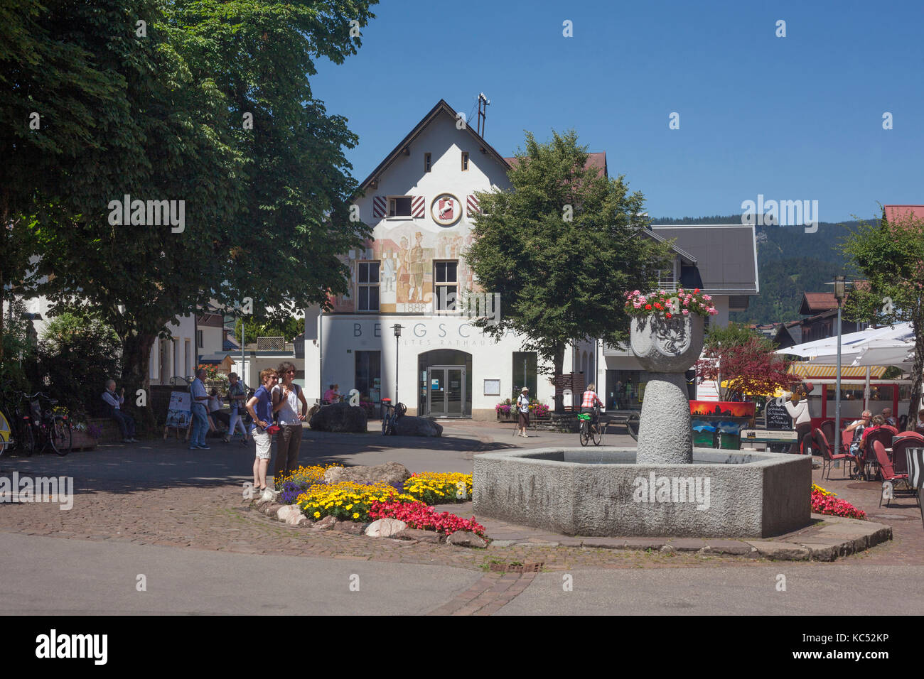 Marktplatz Oberstdorf Fussgngerzone