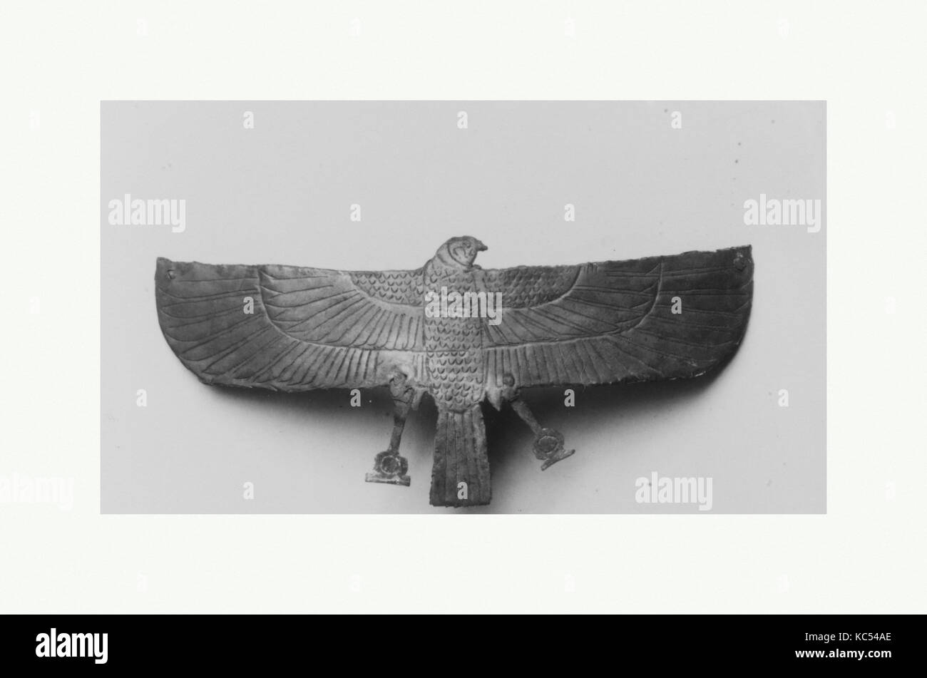 Pectoral Ornament of Gautsoshen, Third Intermediate Period, Dynasty 21, ca. 1000–945 B.C., From Egypt, Upper Egypt, Thebes, Deir Stock Photo