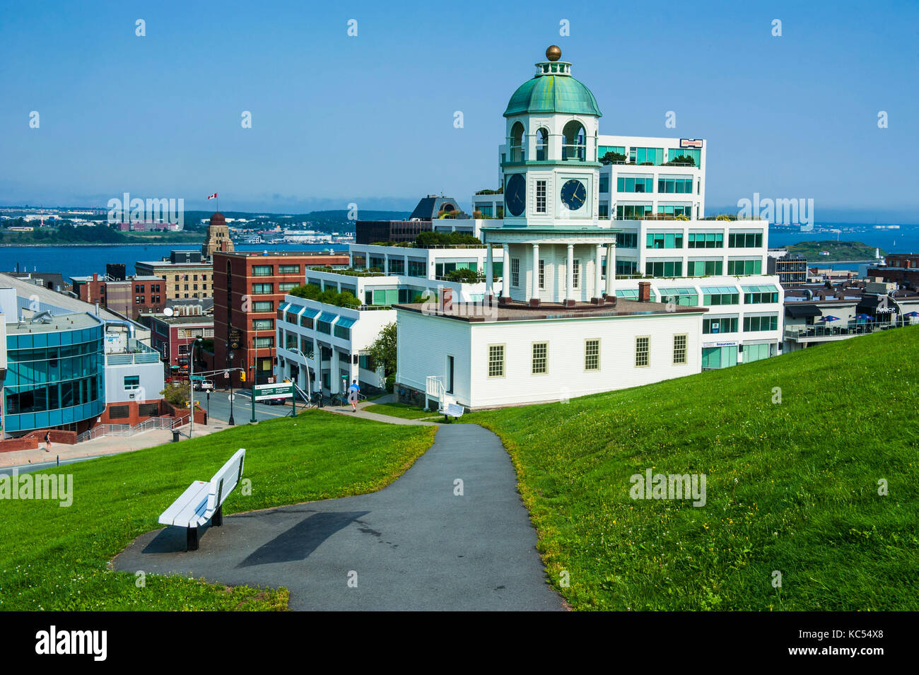 Walkway to the Town Clock, Halifax, Nova Scotia, Canada Stock Photo Alamy