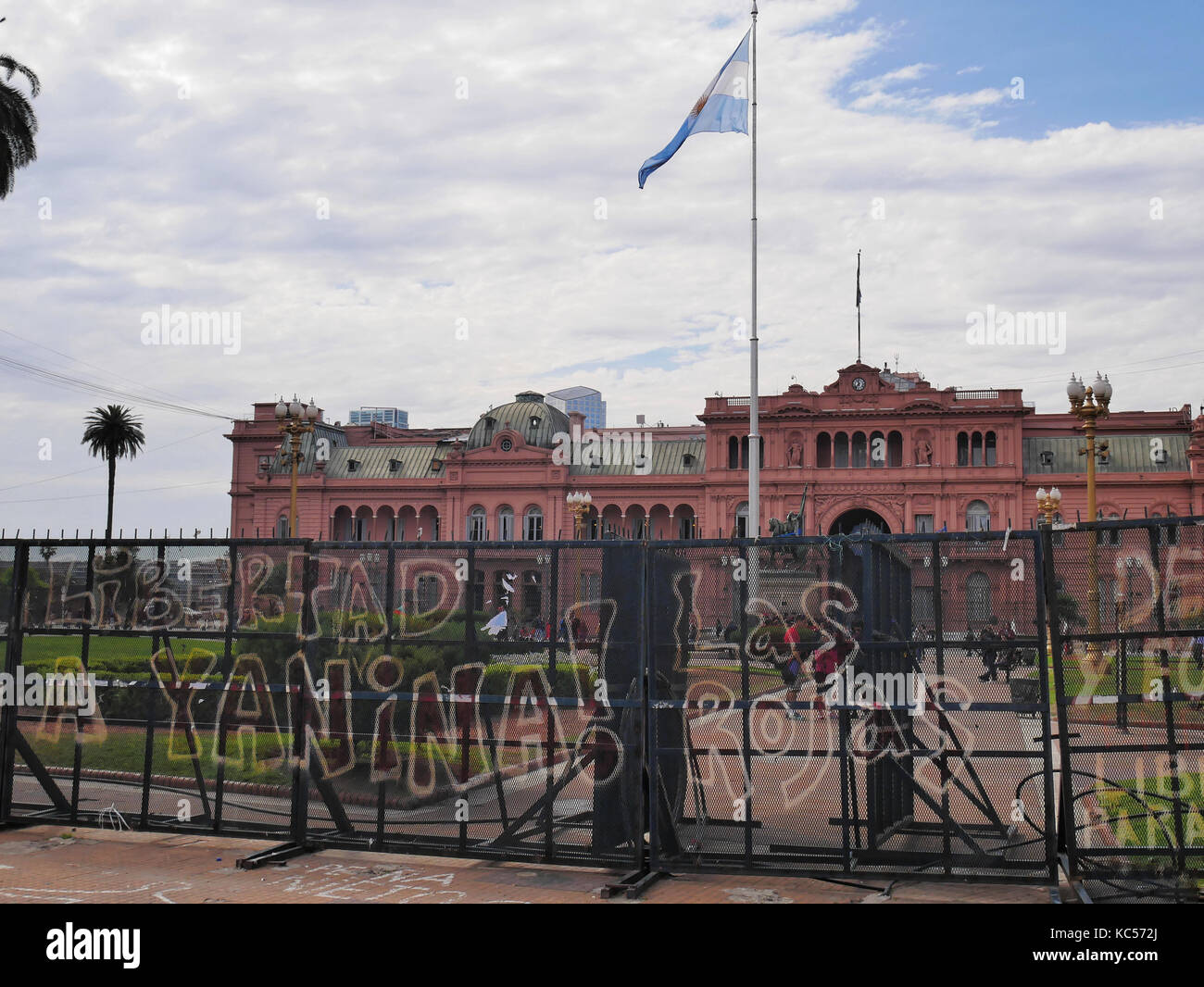 La Casa Rosada, Plaza de Mayo, Buenos Aires, Argentina Stock Photo