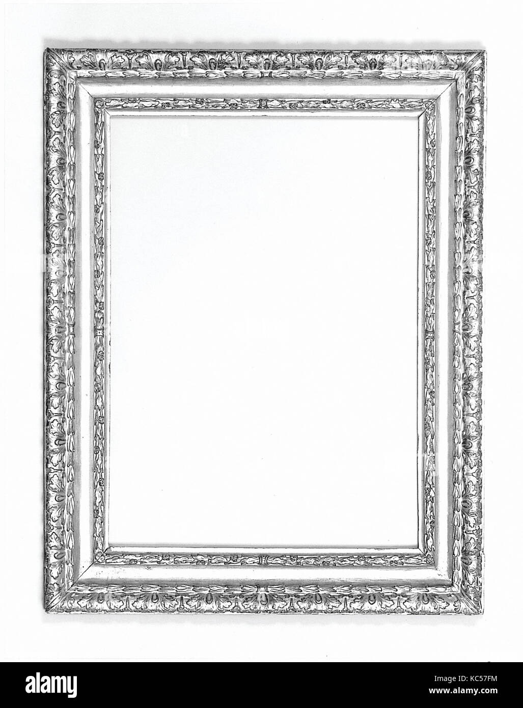 Neoclassical frame, mid-19th century, Italian, Emilia-Romagna, Poplar, 126.7 x 100, 96.9 x 69, 100.2 x 73.2 cm., Frames Stock Photo