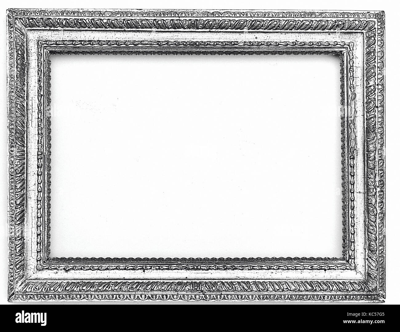 Neoclassical frame, 1760–70, Italian, Rome (?), Poplar, 31.5 x 40.7, 21.5 x 31, 23.2 x 32.5 cm., Frames Stock Photo