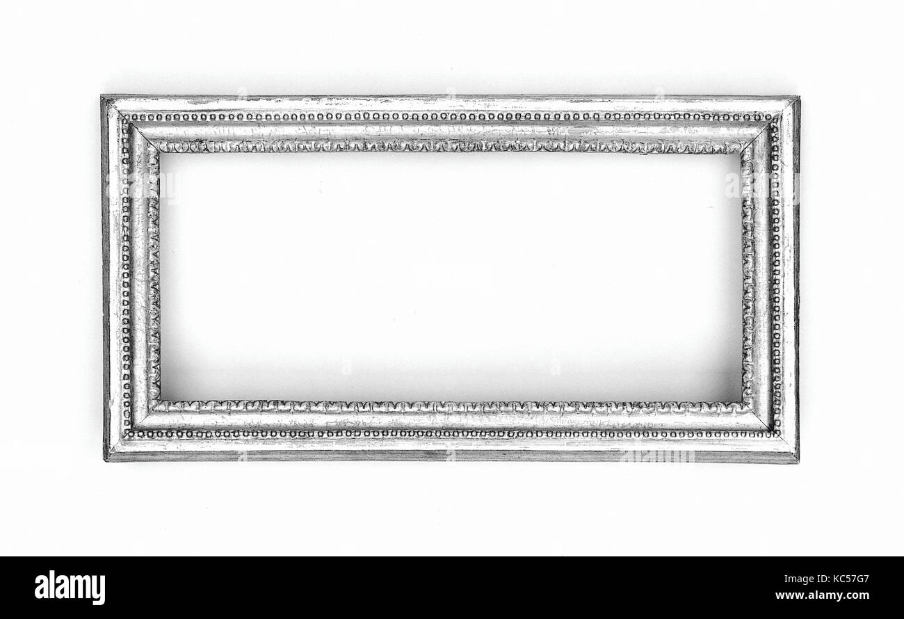 Salvator Rosa frame, late 18th century, Italian, Rome, Poplar, 25.5 x 48.7, 17.3 x 40.5, 20 x 42.8 cm., Frames Stock Photo