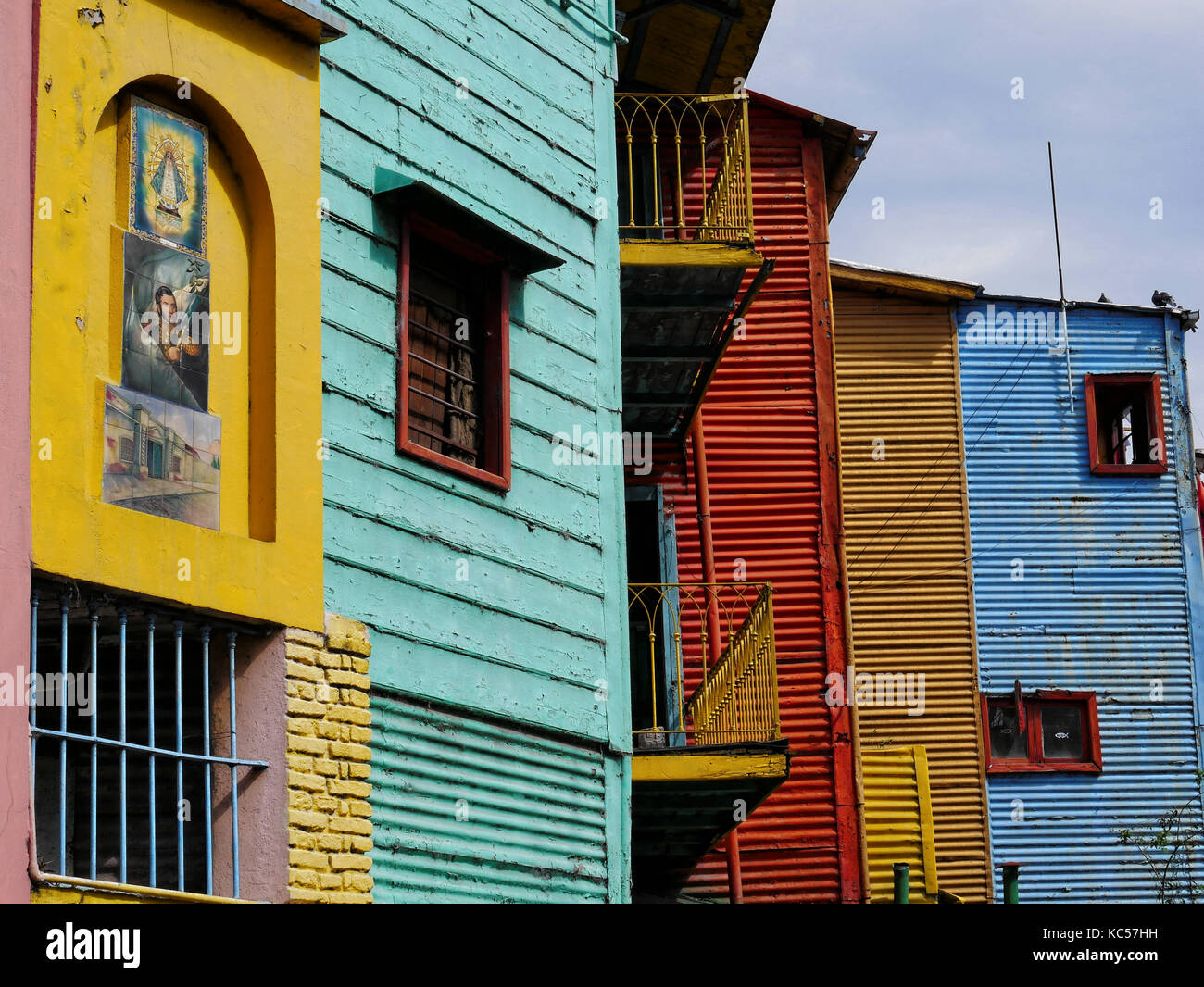 Houses in Caminito, La Boca, Buenos Aires, Argentina Stock Photo Alamy