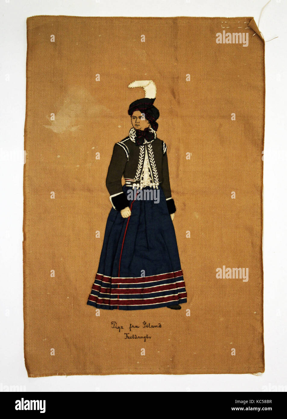 Textile, mid-19th century, European Stock Photo