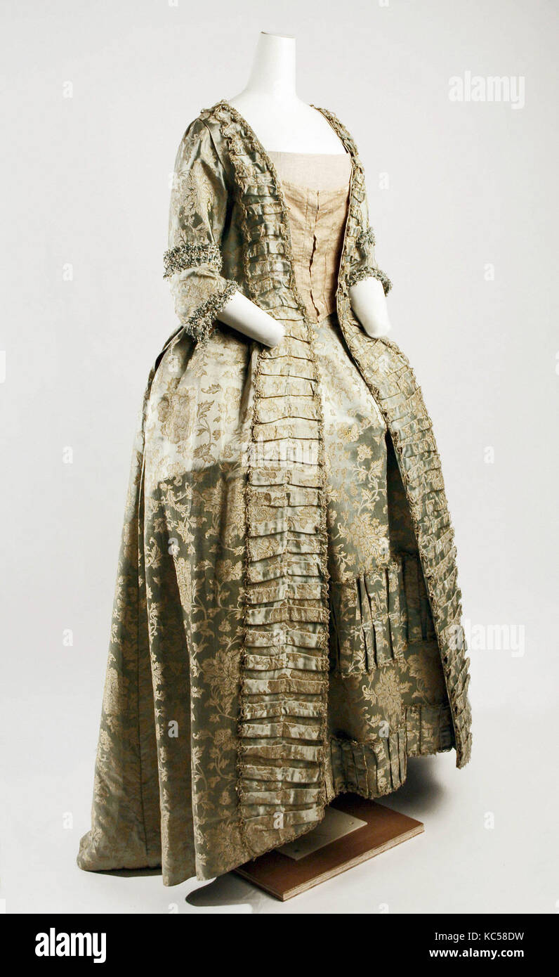 Dress, 1750–75, French Stock Photo - Alamy