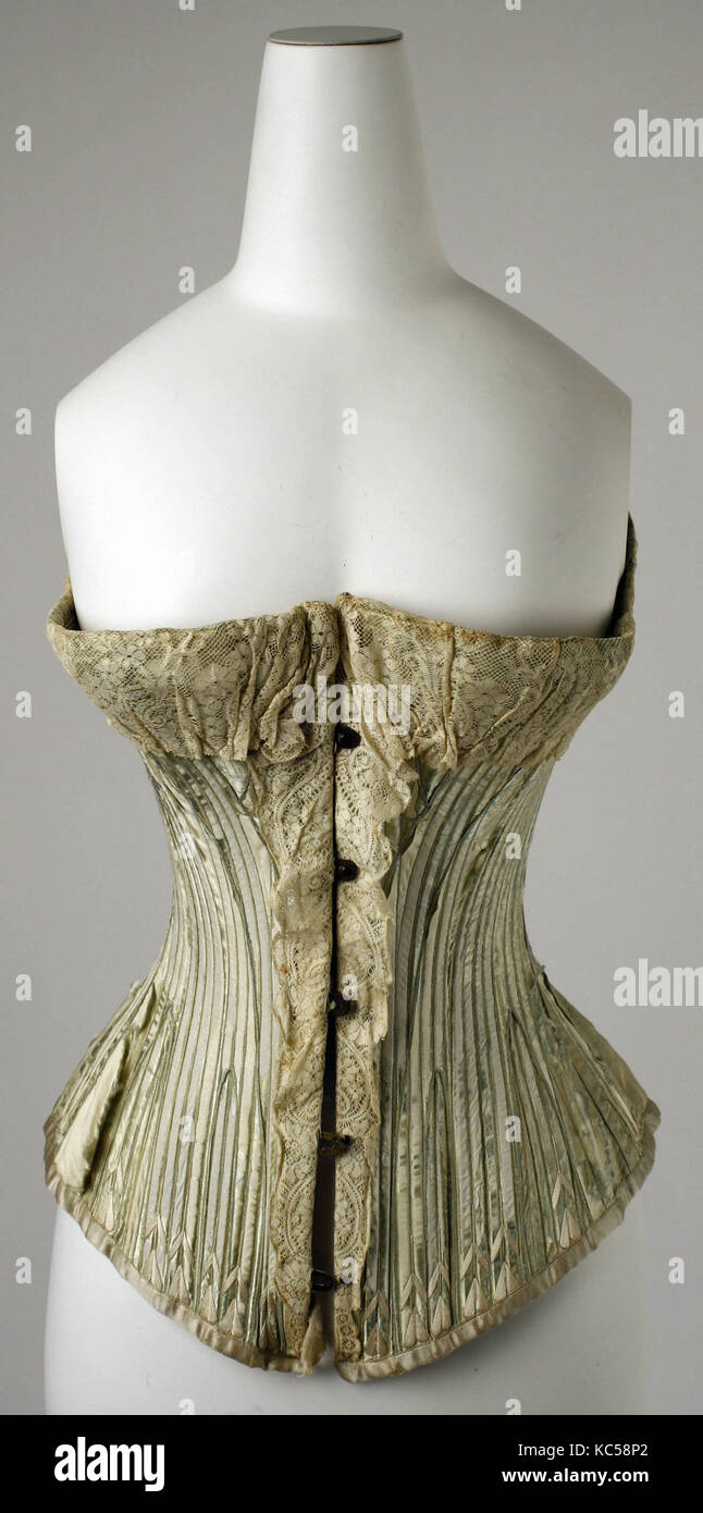 Corset, ca. 1890, American Stock Photo