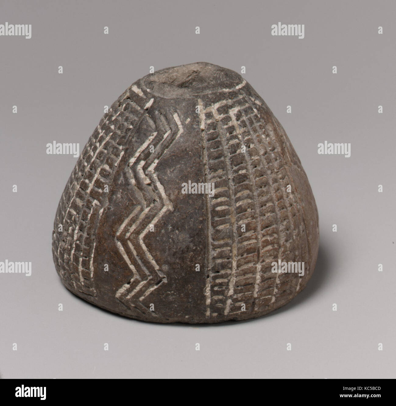 Terracotta spindle whorl, Middle Cypriot, ca. 19001600 B.C., Cypriot