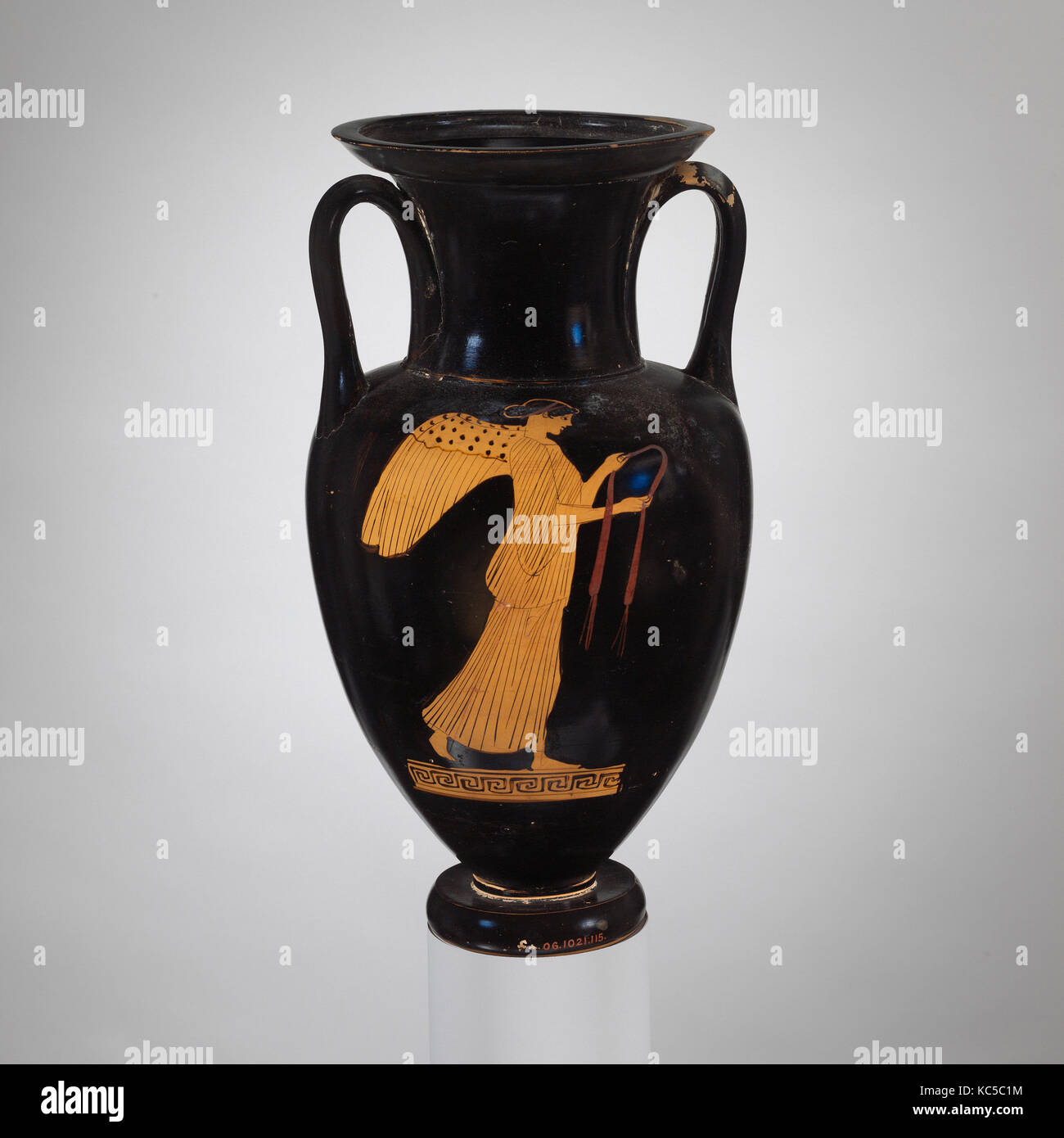 Terracotta Nolan Neck Amphora Jar Classical Ca 460 B C