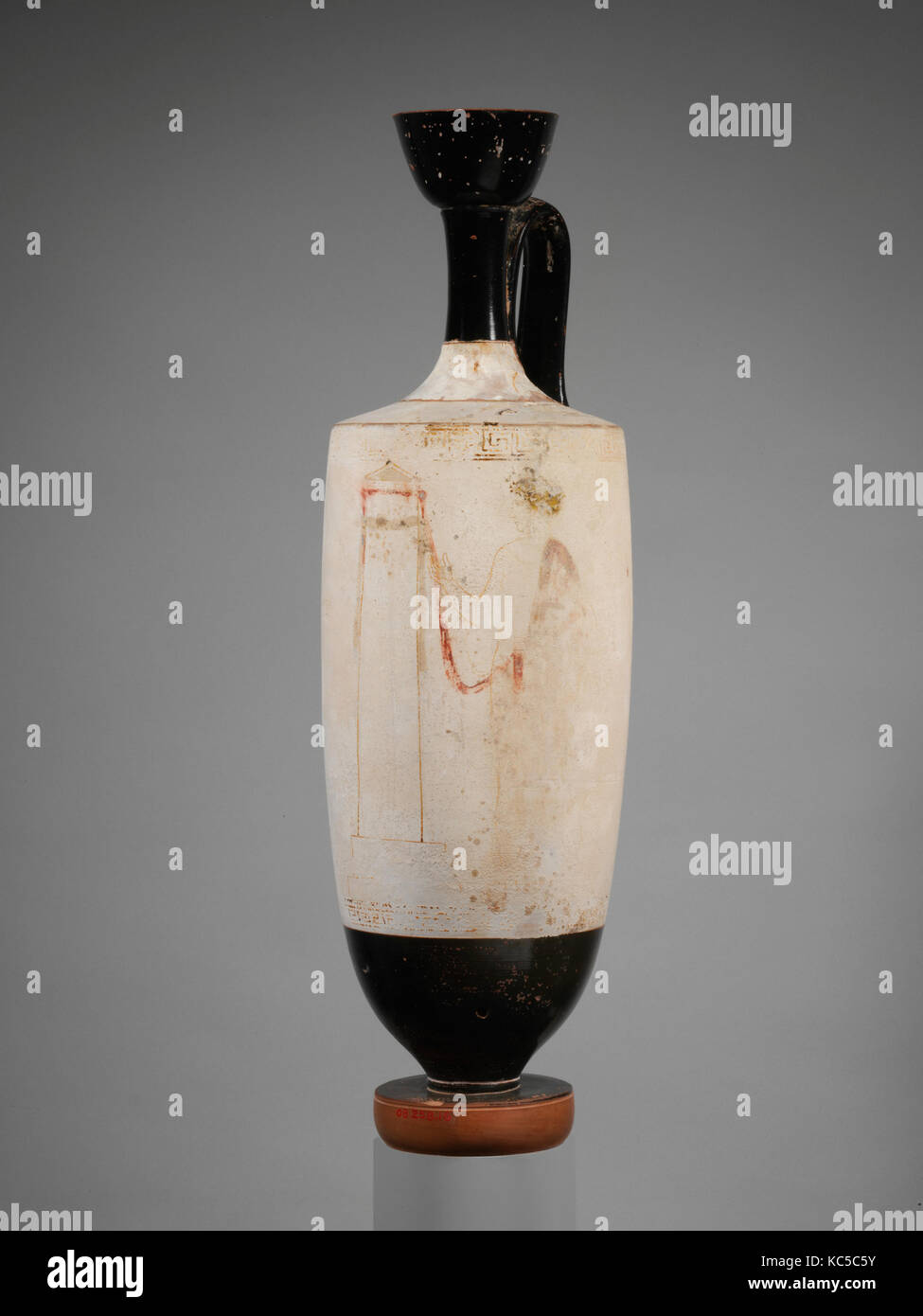 Terracotta lekythos (oil flask), Classical, ca. 450–440 B.C., Greek ...