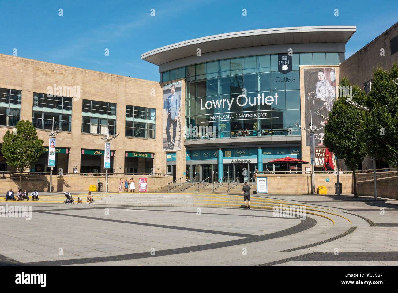 Lowry Outlet Mall in Salford Quays, England. Stock Photo