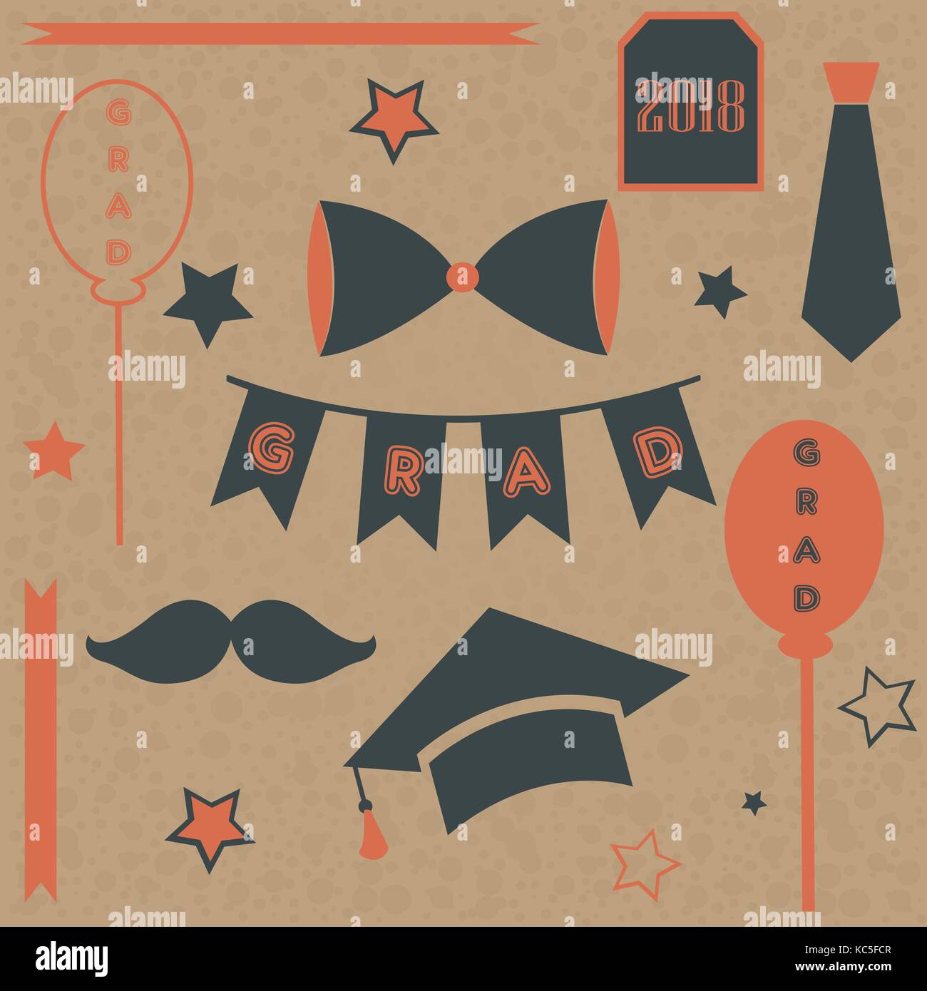 graduation-package-two-thousand-eighteen-paper-background-with-transparent-bubbles-bow-tie-balloons-stars-graduation-cap-etc-stock-vector-image-art-alamy