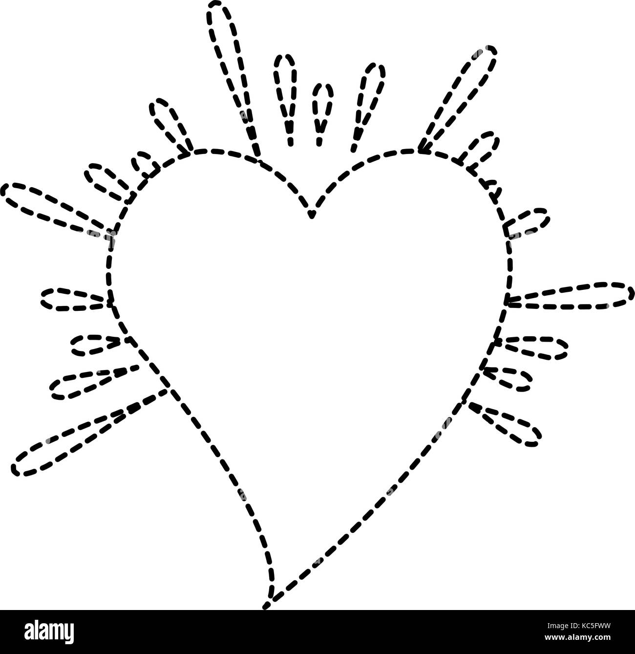 heart love isolated icon Stock Vector Image & Art - Alamy