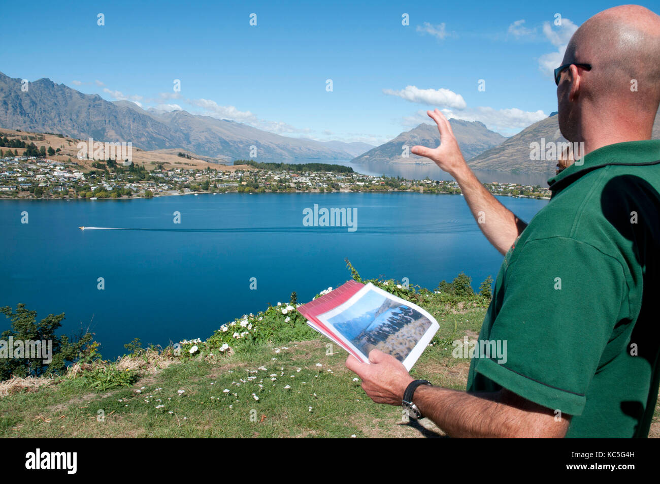 The Lord of the Rings tour, Lake Wakatipu, Queenstown, South Island, New Zealand Stock Photo Alamy