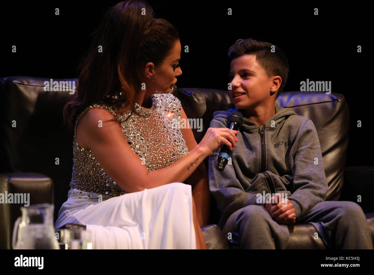 Katie Price discusses stories from her life during a very special